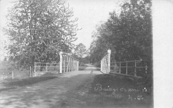 New Jersey Bridge Scenic View Real Photo Vintage Postcard AA75828