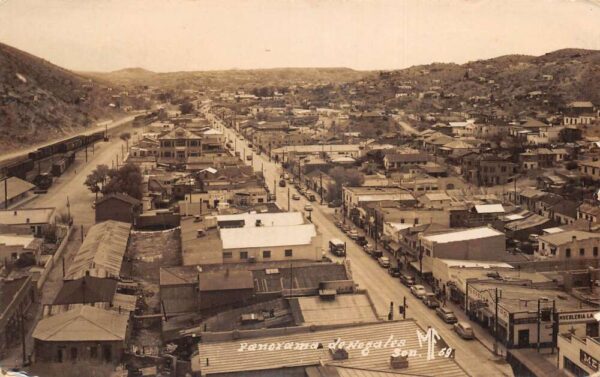 Nogales Sonara Mexico Birds Eye View Real Photo Vintage Postcard AA75866