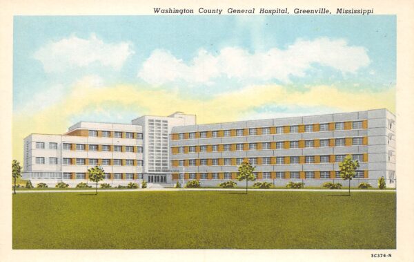 Greenville Mississippi Washington County General Hospital, White Border PCU14320