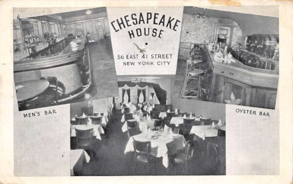 New York City New York Chesapeake House, Multi-View Photo Print Postcard U14346