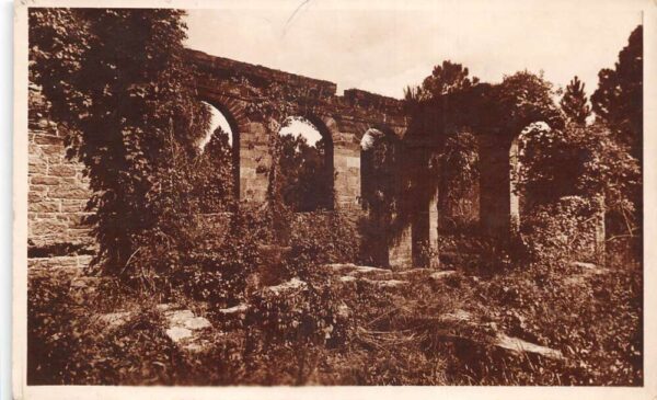 New Smyrna Florida Franciscan Mission Ruins Real Photo Vintage Postcard AA75949