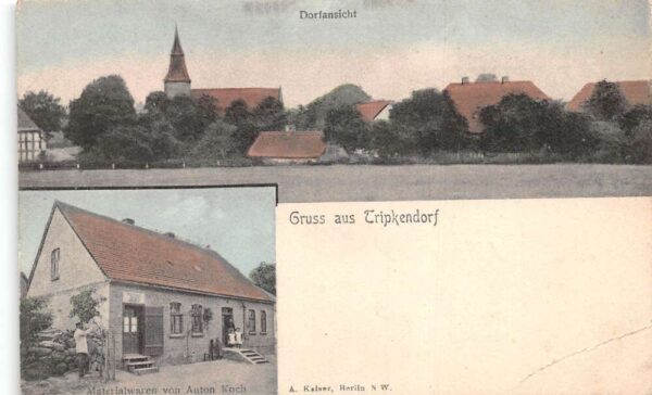 Tripkendorf Germany Scenic View Gruss aus Vintage Postcard AA75951