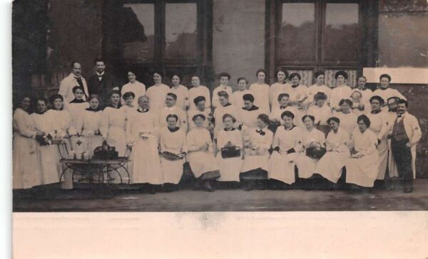 Germany Hospital Nurses and Doctors Real Photo Vintage Postcard AA75975