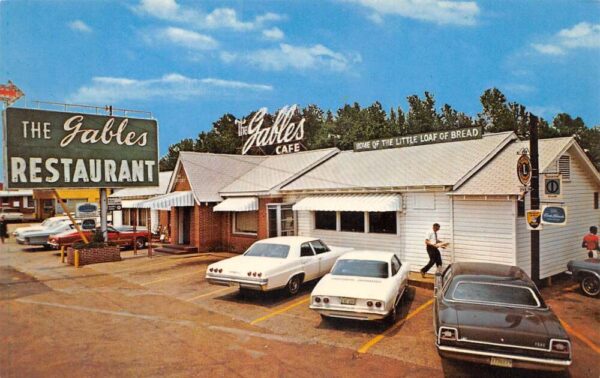 Marshall Texas Gables Restaurant and Dining Room Vintage Postcard AA76114