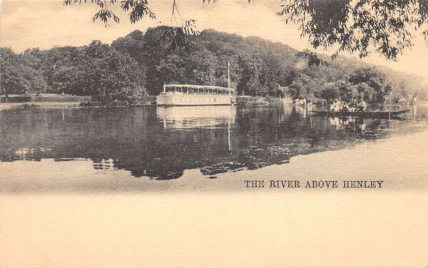 Henley England Thames River Scenic View Tuck Postcard AA76137