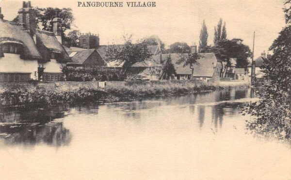 Pangourne Village England Thames River Scenic View Tuck Postcard AA76139