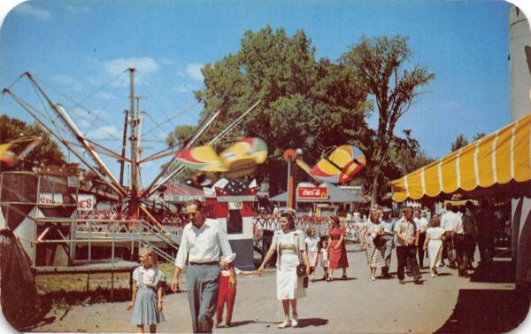 Russells Point Ohio Indian Lake Amusement Center Vintage Postcard AA76464