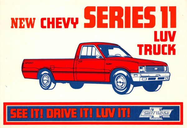 Chevy Series 11 Truck, Photochrome Vintage Postcard U14802