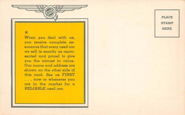 East Wareham Massachusetts 1936 Ford V-8 Ad, Plymouth Dealership, PC U14805 - Image 2