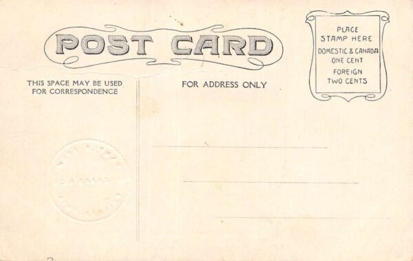 Asbury Park New Jersey Hotel Columbia, Divided Back Vintage Postcard U14828 - Image 2