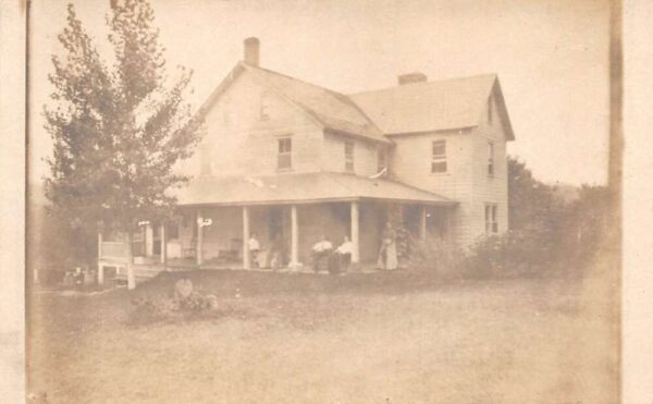 Bartonsville Pennsylvania Pocono Falls Farm House Real Photo Postcard AA76738