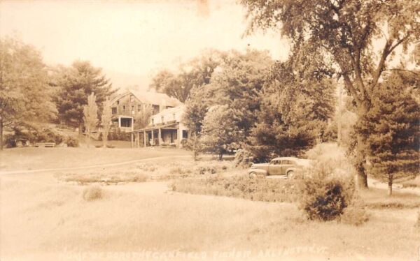 Arlington Vermont Home of Dorothy Canfield Fisher Real Photo Postcard AA76774