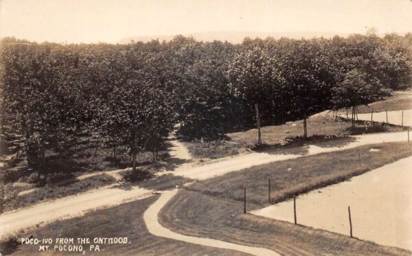 Mt Pocono Pennsylvania Poco-Ivo from the Ontwood Real Photo Postcard AA76778