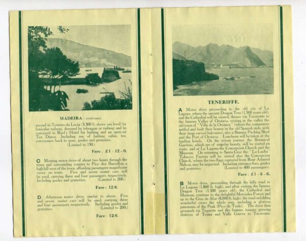 Peninsular Oriental Steam Nav RMS Strathnaver Itinerary Booklet AA76784 - Image 4