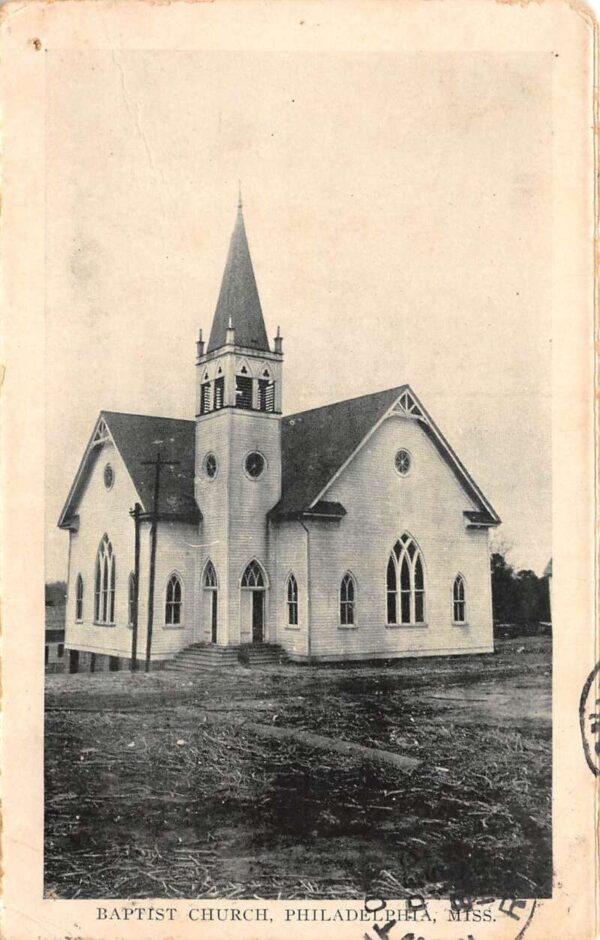 Philadelphia Pennsylvania Baptist Church Vintage Postcard AA76870