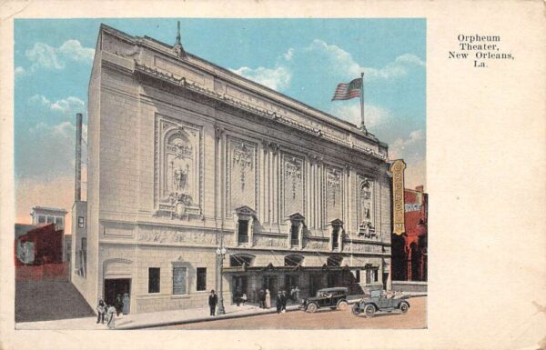 New Orleans Louisiana Orpheum Theater Vintage Postcard AA76877