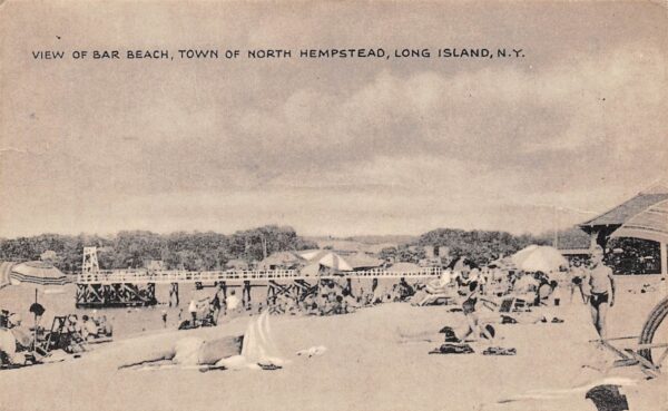 Long Island New York View Of Bar Beach, Town Of North Hempstead, PC U15097