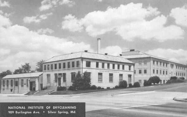 Silver Spring Maryland National Institute of Drycleaning Postcard AA79469