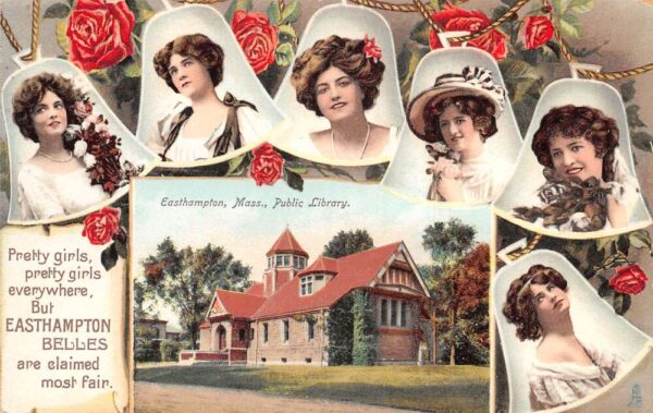 Easthampton Massachusetts Public Library and Beautiful Women Tuck PC AA82120