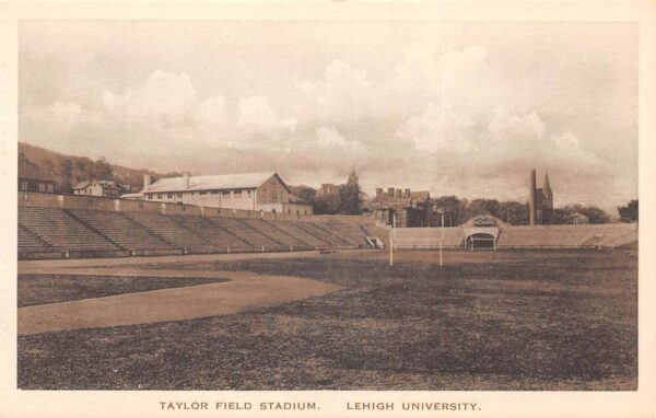 Bethlehem Pennsylvania Lehigh University Taylor Field Stadium Postcard AA82258