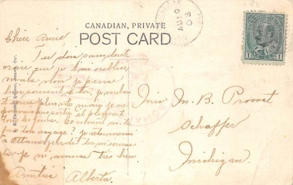 Buckingham Quebec Canada Charles Street Vintage Postcard AA93544 - Image 2