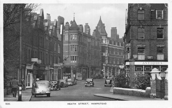 Hampstead England Heath Street Real Photo Vintage Postcard AA93558