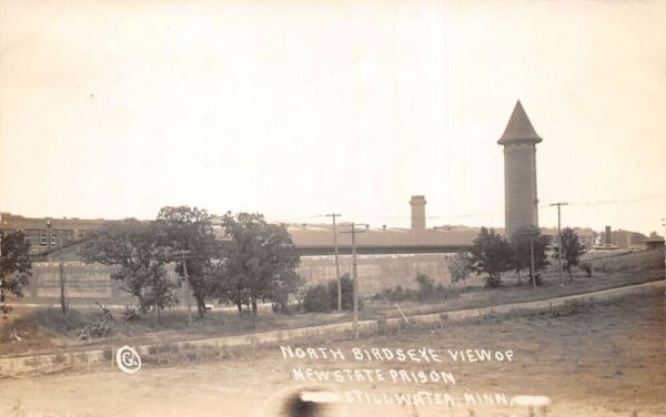 Stillwater Minnesota New State Prison Birds Eye View Real Photo Postcard AA93595