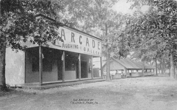 Columbia Park Pennsylvania Arcade Laughing Gallery Vintage Postcard AA93606