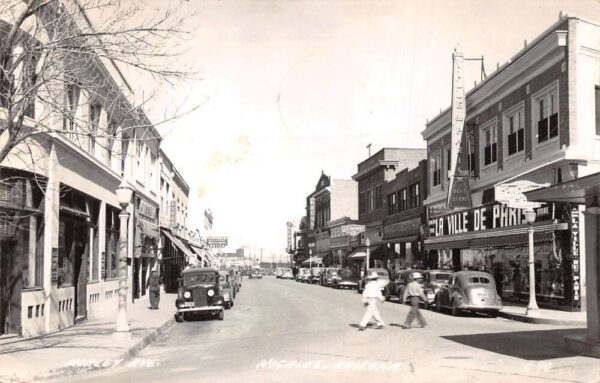 Nogales Arizona Morley Avenue JC Penney Real Photo Postcard AA93617