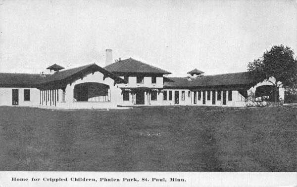 St Paul Minnesota Phalen Park Home for Crippled Children Postcard AA93618