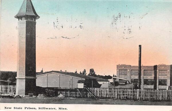 Stillwater Minnesota New State Prison Vintage Postcard AA93619