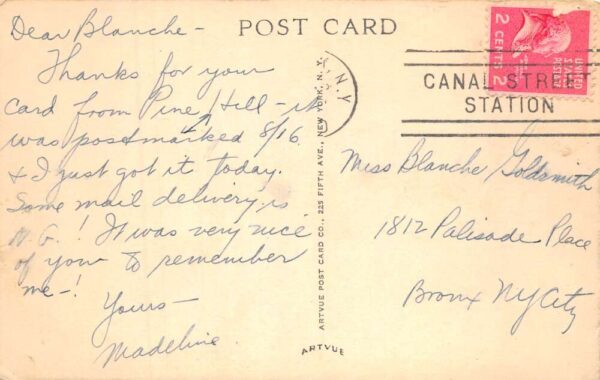 Valcour New York Lake Champlain Valcour Lodge Cottage Postcard AA93629 - Image 2