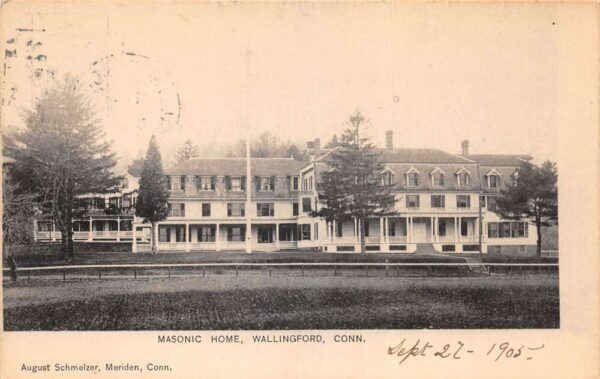 Wallingford Connecticut Masonic Home Vintage Postcard AA93645