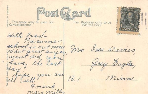 Moorhead Minnesota State Normal School Vintage Postcard AA93647 - Image 2