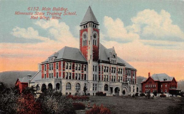 Red Wing Minn State Training School Main Bldg Vintage Postcard AA93695