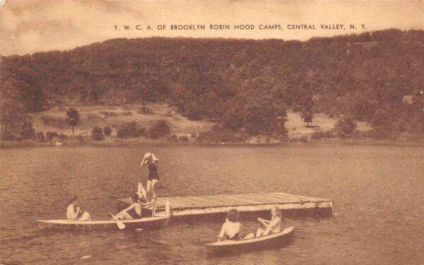 Central Valley New York Y.W.C.A. Of Brooklyn Robin Hood Camps, Postcard U22163