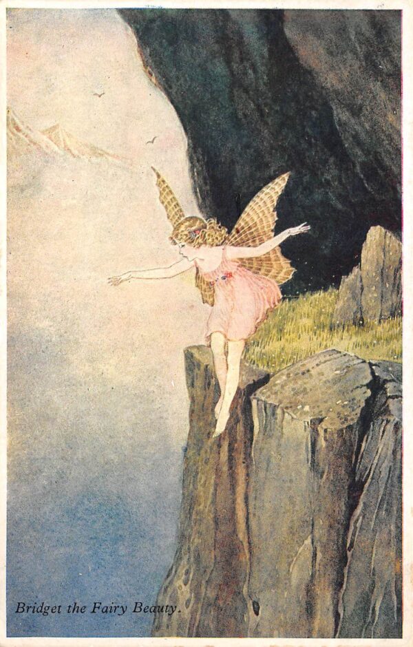 From "The Little Fairy Sister", Bridget The Fairy Beauty, Vintage PC U22169