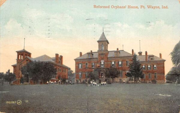 Fort Wayne Indiana Reformed Orphans Home Vintage Postcard AA93961