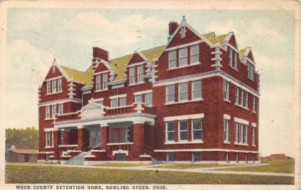 Bowling Green Ohio Wood County Detention Home Vintage Postcard AA93967