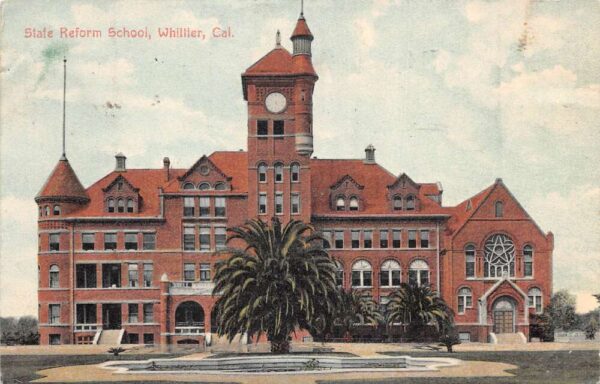 Whittier California State Reform School Vintage Postcard AA93968