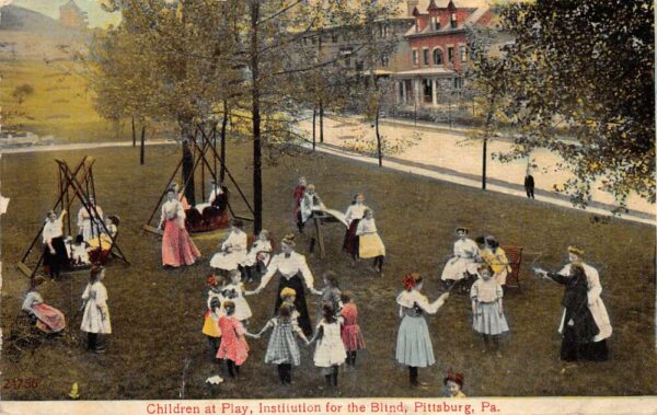 Pittsburg Pennsylvania Institution for the Blind Children at Play PC AA93978