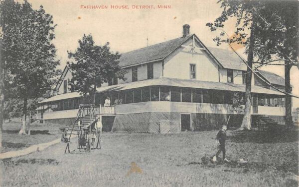 Detroit Michigan Fairhaven House Vintage Postcard AA93982