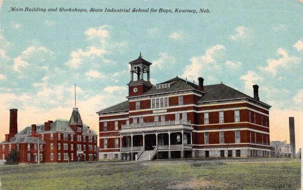 Kearney Nebraska State Industrial School for Boys Vintage Postcard AA93985