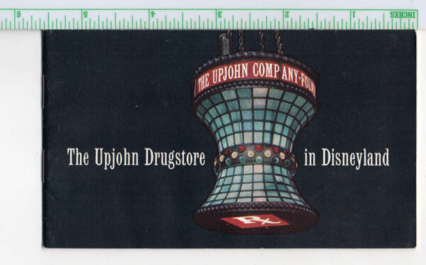 Disneyland Upjohn Drugstore Information Booklet with Images Vintage AA94005