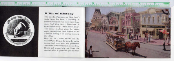 Disneyland Upjohn Drugstore Information Booklet with Images Vintage AA94005 - Image 2