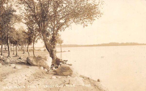 Lakefield Minnesota Anderson's Point Scenic View Real Photo Postcard AA94465