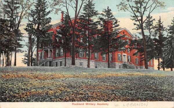 West Lebanon New Hampshire Rockland Military Academy Vintage Postcard AA94946