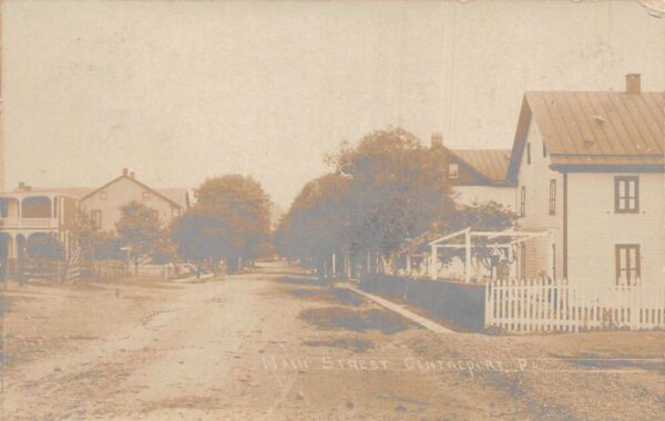 Centreport Pennsylvania Main Street Real Photo Vintage Postcard AA95430