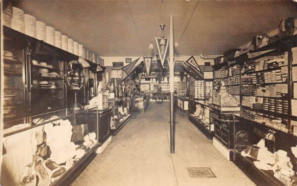 Shartlesville Pennsylvania General Store Interior Real Photo Postcard AA95445