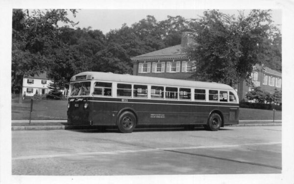 Mount Vernon New York Mt Vernon Bus Co Real Photo Vintage Postcard AA95469